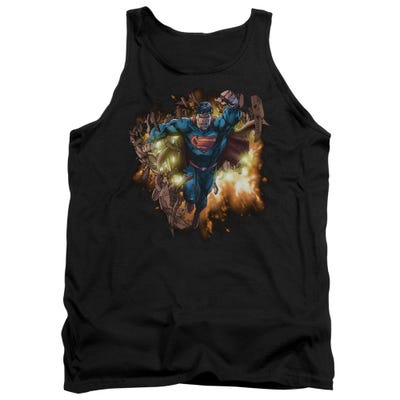 BLASTING THROUGH SUPERMAN  Tank Top