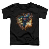 BLASTING THROUGH SUPERMAN  Toddler T-Shirt