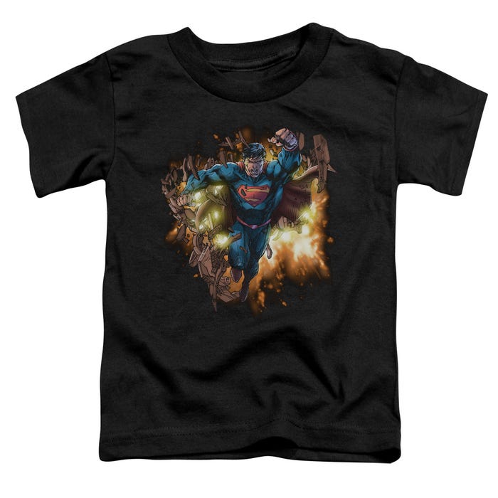BLASTING THROUGH SUPERMAN  Toddler T-Shirt