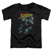 SUPERMAN THROUGH THE RUBBLE Toddler T-Shirt