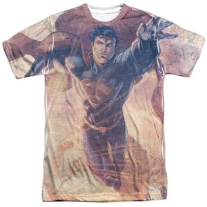 SUPERMAN SOAR ABOVE Sublimation T-Shirt