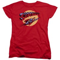 SUPERMAN FLY BY Womens T-Shirt