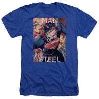 SUPERMAN FLIGHT OF STEEL Heather T-Shirt