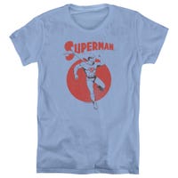VINTAGE SPHERE SUPERMAN Womens T-Shirt