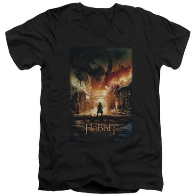 Smaug Poster The Hobbit V-Neck T-Shirt