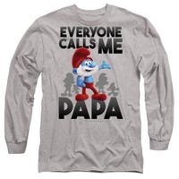 SMURFS CALL ME PAPA SMURF Long Sleeve Shirt