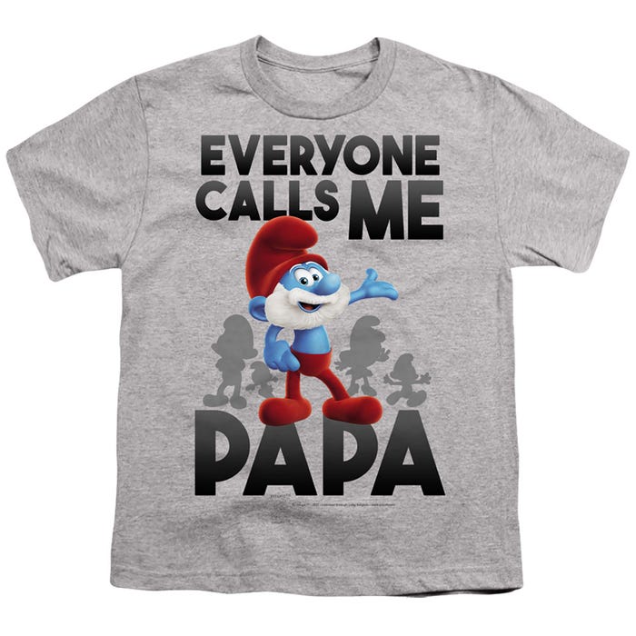 SMURFS CALL ME PAPA SMURF Kids T-Shirt