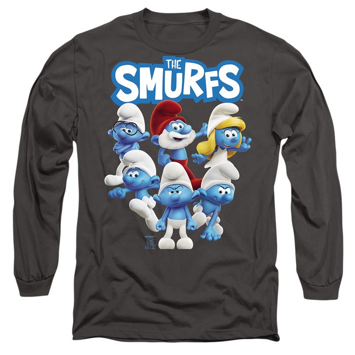 SMURFS GROUP SHOT Long Sleeve Shirt