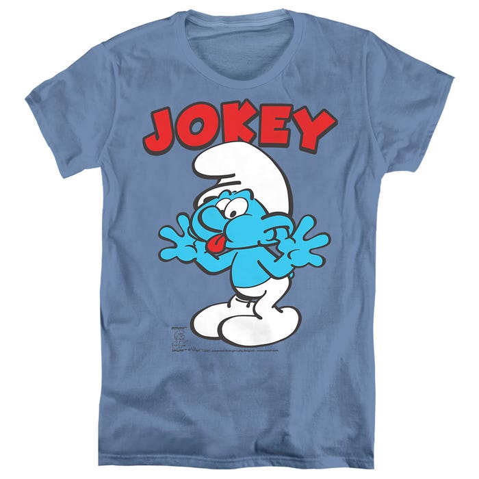 SMURFS JOKEY Womens T-Shirt
