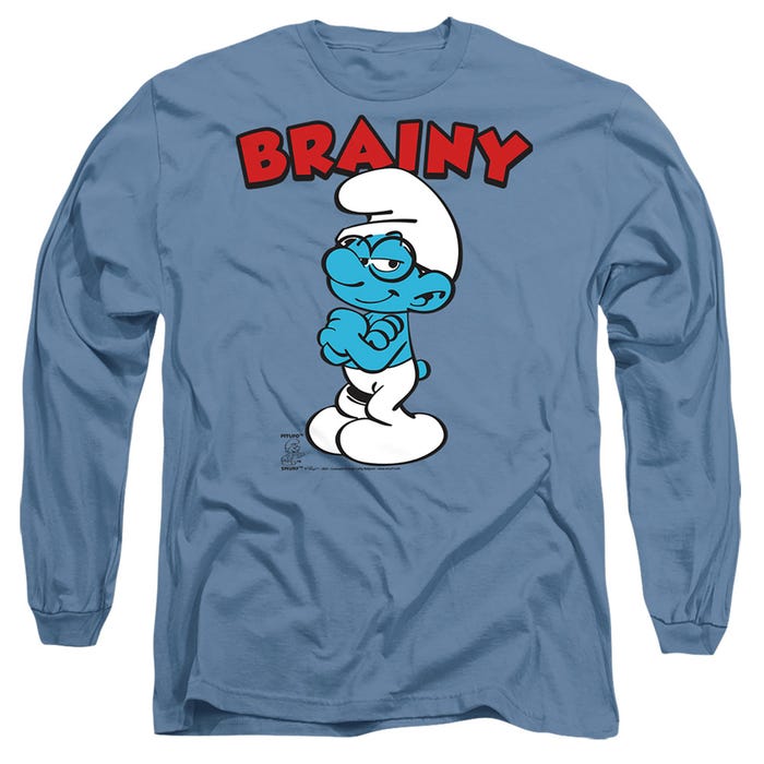 SMURFS BRAINY Long Sleeve Shirt