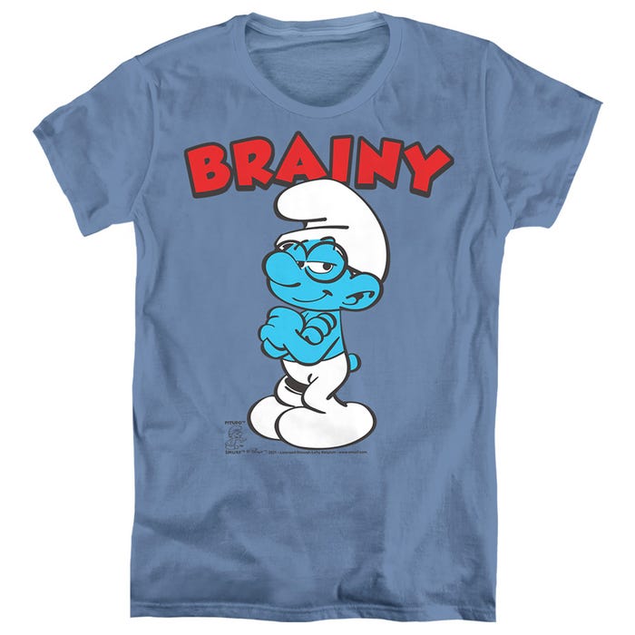 SMURFS BRAINY Womens T-Shirt