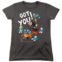SMURFS GARGAMEL AND AZRAEL Womens T-Shirt