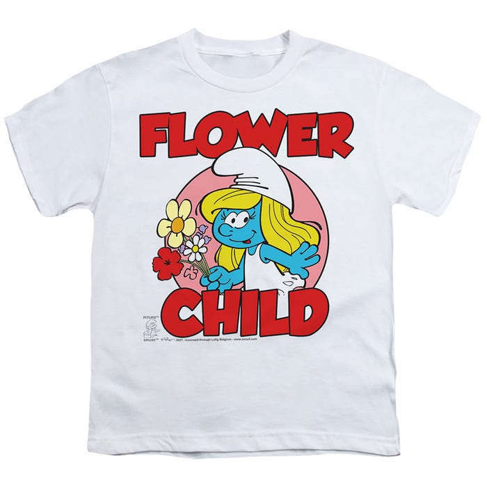 SMURFS FLOWER CHILD Kids T-Shirt