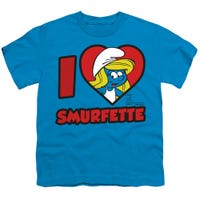 SMURFS I LOVE SMURFETTE Kids T-Shirt