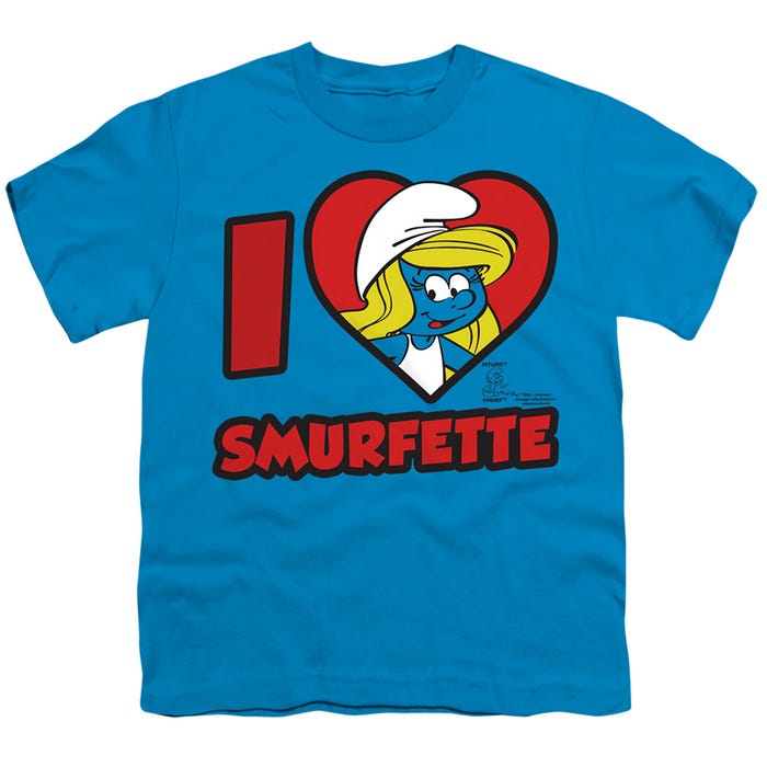 SMURFS I LOVE SMURFETTE Kids T-Shirt