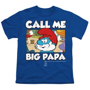 SMURFS CALL ME BIG PAPA Kids T-Shirt