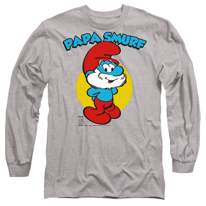 SMURFS PAPA SMURF Long Sleeve Shirt