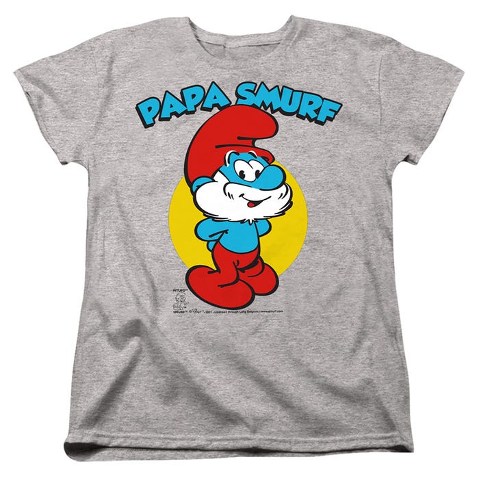 SMURFS PAPA SMURF Womens T-Shirt