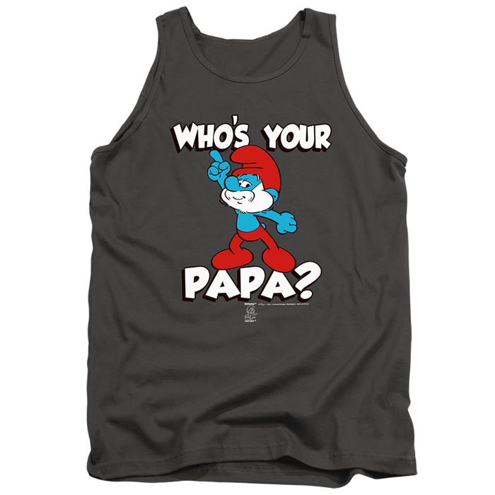 SMURFS WHO'S YOUR PAPA? Tank Top