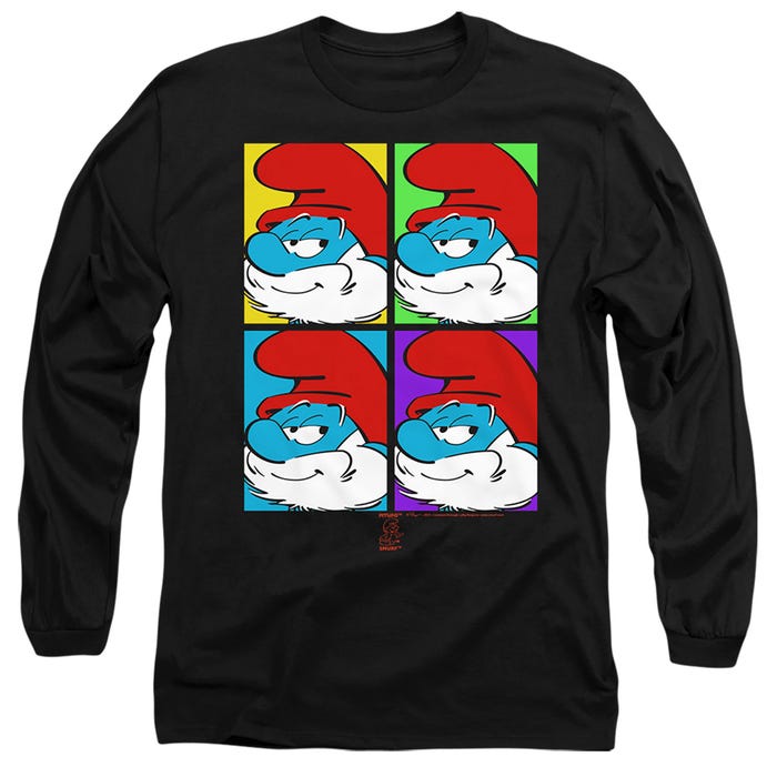 SMURFS TILES Long Sleeve Shirt