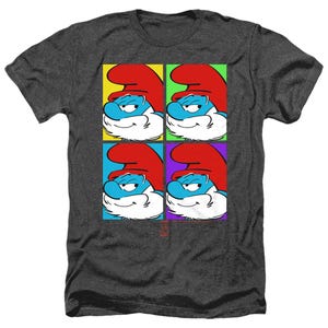 SMURFS TILES Heather T-Shirt