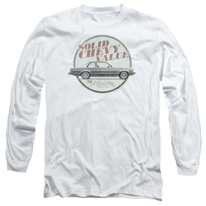 Solid Chevy Value 1978 Malibu Long Sleeve Shirt