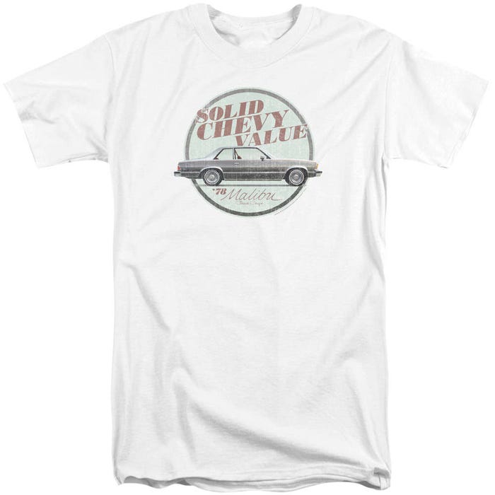 Solid Chevy Value 1978 Malibu Tall T-Shirt