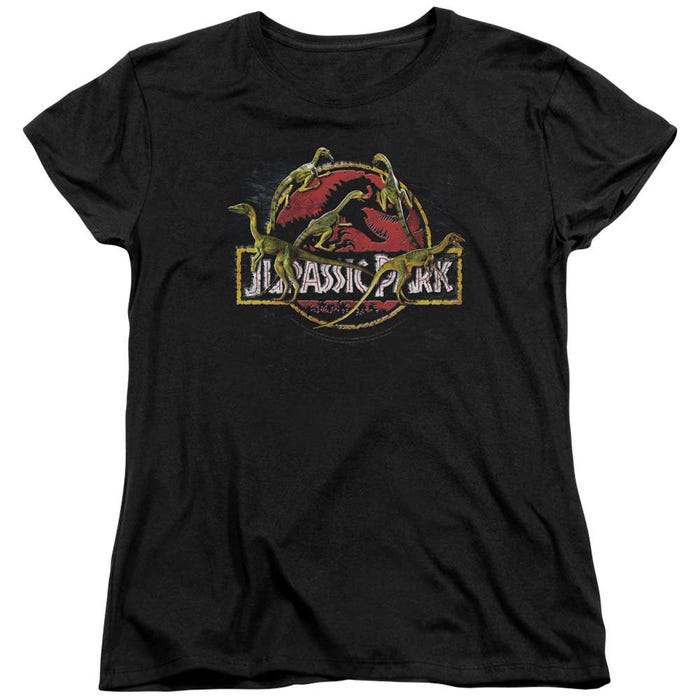 Something Has Survived Jurassic Park Womens T-Shirt