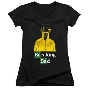 BREAKING BAD HAZMAT Juniors V-Neck T-Shirt