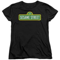 Sesame Street Logo Womens T-Shirt