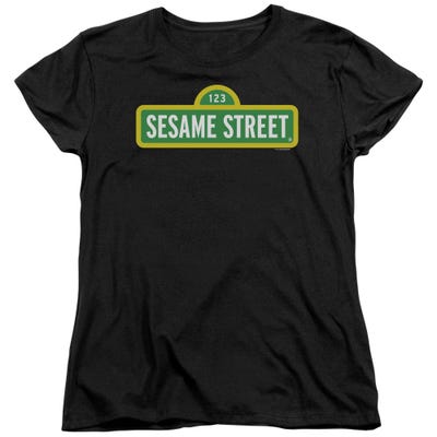 Sesame Street Logo Womens T-Shirt