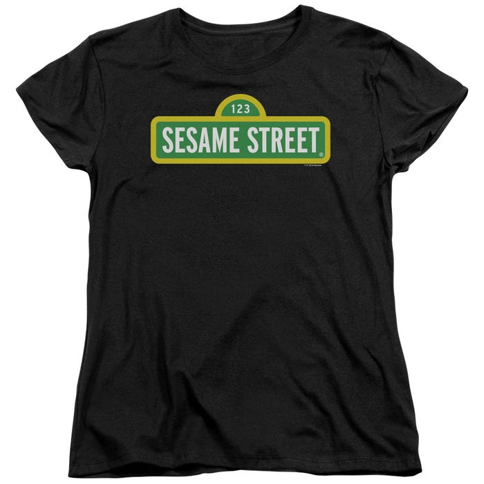 Sesame Street Logo Womens T-Shirt