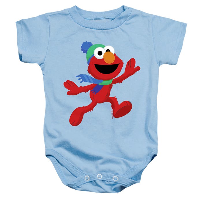 Sesame Street Furry Friends Forever! Elmo's Winter Run Baby Bodysuit