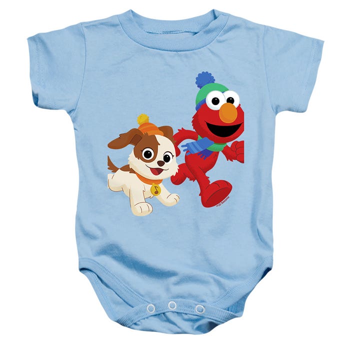 Sesame Street Best Friends Elmo And Tango Winter Fun Baby Bodysuit