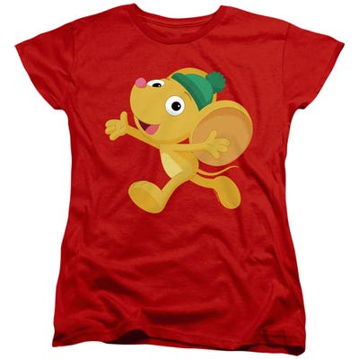 Sesame Street Furry Friend Little Mouse Womens T-Shirt