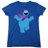 Sesame Street furry Friends Forever! Cookie Monster Womens T-Shirt