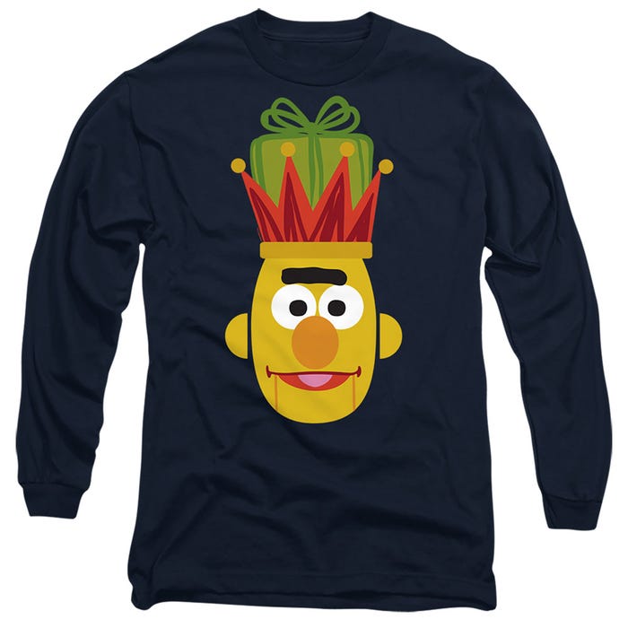 Sesame Street/christmas Nutcracker Bert Long Sleeve Shirt