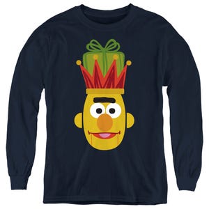 Sesame Street/christmas Nutcracker Bert Kids Long Sleeve Shirt