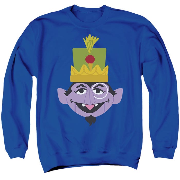 Sesame Street/christmas Nutcracker Count Sweatshirt