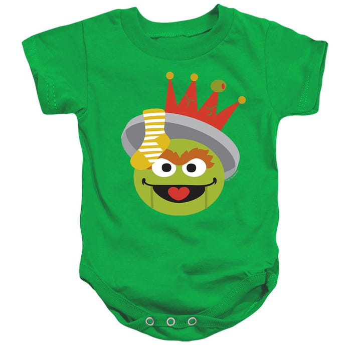 Sesame Street/christmas Nutcracker Oscar The Grouch Baby Bodysuit