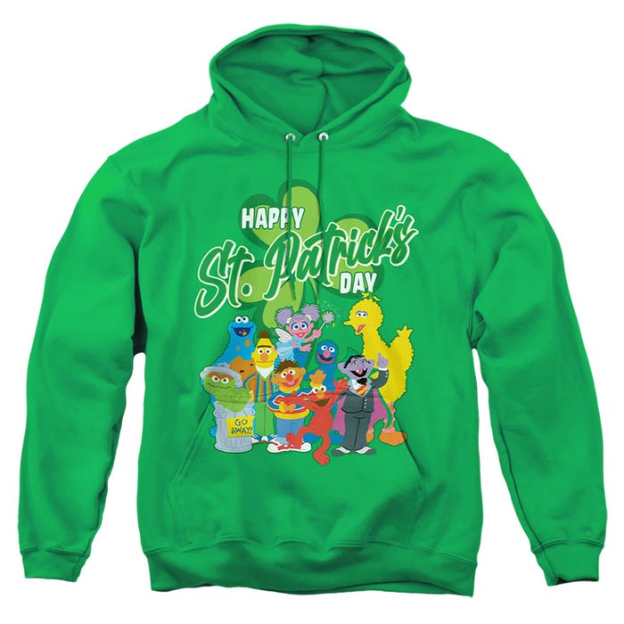 Sesame Street/st. Patrick's Day Big Bird Elmo Cookie Monster Hoodie