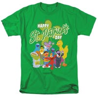 Sesame Street/st. Patrick's Day Big Bird Elmo Cookie Monster T-Shirt