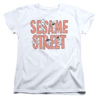 Sesame Street/in Letters Womens T-Shirt