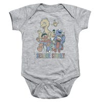 Sesame Street Colorful Group Baby Bodysuit