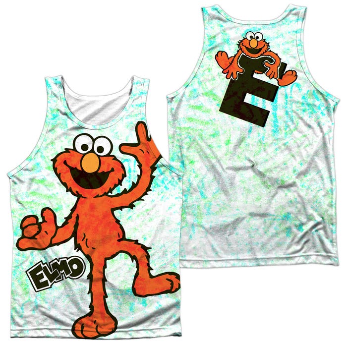 ELMO SCRIBBLE Front & Back Sublimation Tank Top