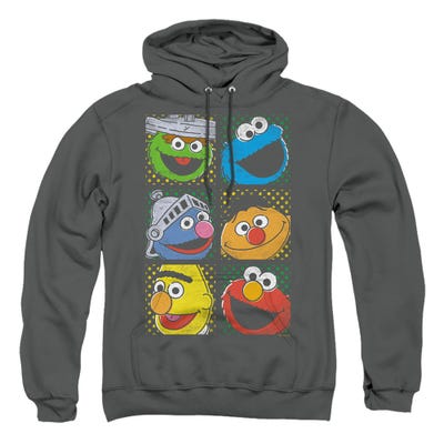 Sesame Street/group Squares Hoodie