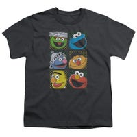Sesame Street/group Squares Kids T-Shirt