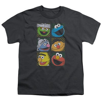 Sesame Street/group Squares Kids T-Shirt