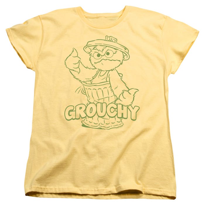 Sesame Street/grouchy Womens T-Shirt