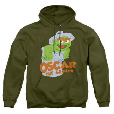 Sesame Street/flat Oscar Hoodie